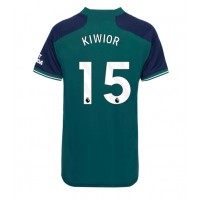 Arsenal Jakub Kiwior #15 Tredjedrakt Dame 2023-24 Kortermet